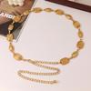 Comercio exterior nuevo OEB tallado retro cadena de cintura damas transfronterizo metal elegante clásico fábrica en stock ventas directas