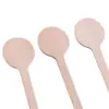 Fábrica em estoque Palito Descartável de Madeira de Bétula para Mexer Embalagem Individual a Granel Cabeça Redonda Palito de Café Misturar Logo