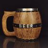Caneca de cerveja de barril de aço inoxidável alemão criativa de grande capacidade barril de cerveja personalidade suprimentos de bar explosões