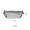 Estilo Minimalista sin Estampar Gasa Transparente Estuche para Lápices Estilo Japonés Simple ins Gran Capacidad Bolsa de Papelería para Exámenes Estudiante para Hombres y Mujeres