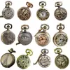 Reloj de Bolsillo de Moda para Hombres y Mujeres Reloj de Bolsillo Retro Pequeño Reloj Colgante de Caballo de Tres Cabezas Reloj de Bolsillo Multiestilo Reloj de Bolsillo Pequeño Retro