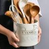 Tubo de utensílios de cozinha moderno simples estilo transfronteiriço multifuncional para cozinha doméstica diária para casa tubo de armazenamento de mesa