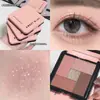Paleta de Sombras Ojos de Rosa Ébano Modelo Nuevo 2025 Maquillaje Diario Ligero Tonos Rosados Mate Colores Tierra Baja Saturación Perlado Brillo Fino