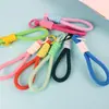 Cordão Minimalista Criativo para Celular Porta-Cartão de Boneca Chaveiro de Passagem de Embarque para Mochila Pingente de Corda Trançada Colorida