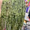 Duobaosheng 5X12MM Jade del Sur Cuentas Tubo de Bambú Cuentas DIY Joyería Ropa Accesorios Cuentas