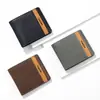 Cartera Corta para Hombre de Empalme Europeo y Americano con Múltiples Ranuras para Tarjetas, Ranuras para Billetes Apilables con 70% de Descuento, Portamonedas, Monedero de Cremallera a la Moda