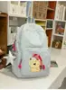 Mochila Casual Linda de Color Sólido para Chicas de Secundaria, Mochila Ligera de Viaje para Estudiantes de Preparatoria, Mochila de Gran Capacidad