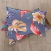 Funda de almohada simple estampada 48*74 cubierta para inserto de almohada, funda de almohada engrosada para adultos, universal para dormitorios y hoteles