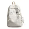 Mochila Escolar Linda de Lunares Estilo Japonés con Conejo para Estudiantes de Secundaria y Preparatoria, Mochila Fresca y Dulce para Salir y Ir de Compras