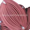 Tubo de Fibra de Vidro Resistente a Altas Temperaturas Multiespecificação Bainha para Chicote de Fiação Digital Luva Isolante Carcaça de Fibra de Vidro Colada em Alta Temperatura