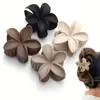 Pinza mediana translúcida transfronteriza, Pasador geométrico de alta gama, Pinza de tiburón para mujer en la parte posterior de la cabeza, Pinza para el pelo, Accesorios para la cabeza, Accesorios para el pelo