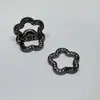 Largura Interna 20mm Argola de Mola em Forma de Flor de Ameixa com Strass Argola de Suspensão Fivelas para Alça de Bolsa Acessórios de Ferragens para Malas e Vestuário