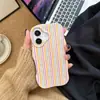 Funda para iPhone 18 Pro Max de Comercio Exterior de Venta Caliente, Color Bloqueado Rayado, Cubierta de Doble Capa a Prueba de Golpes para Apple 14
