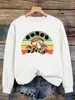 Sudadera con Estampado de Hada de Champiñones para Mujer, Sudadera Básica de Cuello Redondo, Suéter Holgado y Cálido, Ropa Casual de Otoño