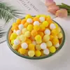 Pompones de colores mixtos, materiales de manualidades creativas DIY para jardín de infantes de niños, pompones pequeños coloridos, bolas de felpa de alta elasticidad para decoración