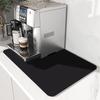 Esterilla absorbente para cafetera, para cocina, platos, mesa de bar, escurridor de vasos de agua, lavable, aislante térmico