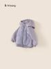 Roupas Infantis Bangxuan Inverno Quente Acolchoado de Algodão Espesso Tops com Capuz para Meninas Roupas Acolchoadas de Algodão para Meninas Jaquetas Infantis
