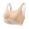 Roupa íntima tipo regata feminina de base líquida sem costura com suporte macio, efeito de levantamento e sustentação, anti-flacidez, respirável, fresca e antibacteriana