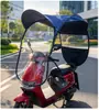 Atacado de Fábrica Toldo de Sol Abrigo de Chuva Suporte Reforçado Capota de Chuva para Patinete Elétrico Toldo de Sol/Chuva Uso Duplo Toldo de Sol Capota de Chuva para Motocicleta