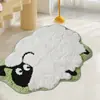 Tapete de Cabeceira Fofo de Animales Transfronteiriço, Tapete Refrescante para Quarto, Tapete de Sala de Estar de Comércio Exterior, Tapete Espesso de Veludo para Pés, Fábrica de Origem