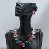 Popular Europeu e Americano Exagerado Cheio de Diamantes Acessível Luxo Retro Strass Colar Feminino Moda Gargantilha Colar Personalizado