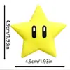 Imanes de Nevera Serie Mario Lindo de Dibujos Animados Pegatinas Magnéticas Suaves Decoración de Puerta Pegatinas de Pared Accesorios de Cojín Anticolisión para Puerta