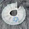 Babeo Lindo de Gato con Popote Perro Mascota Babero de Flor Bebé Muppet Ropa de Gato Decoración Accesorios Accesorios