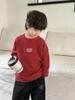 Moda Nova 2025 Suéter Macio de Gola Redonda Estilo Coreano para Meninos Tricô Tendência Infantil Top de Inverno