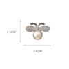 Adaptación Transfronteriza Zapatos con Agujeros Cruzados Hebilla de Zapato DIY Cadena Lateral Desmontable Flor de Hebilla Decoración Abeja Perla Flor de Zapato Accesorios