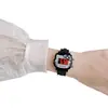 Fabricante en stock de venta caliente lindo reloj electrónico LED de gato KT de silicona electrónico de moda reloj para niños reloj para estudiante