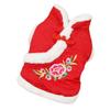 Ropa para Mascotas Otoño e Invierno Nuevo Estilo Traje Tang para Perro Festivo Año Nuevo Teddy Pomerania Saludo de Año Nuevo Ropa Gruesa Ropa Gruesa y Cálida