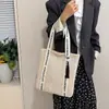 Bolso de Paja Tejida de Nicho Estilo Francés para Mujer, Nuevo Bolso de Hombro Versátil de Moda para Verano, Bolso Tote Tejido de Gran Capacidad, Bolso de Playa