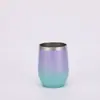 Amazon Taza de huevo en forma de U de 12 oz, taza de vacío de doble capa, de aspecto elegante, taza de cáscara de huevo de vientre grande, taza de agua, superventas en el Sudeste Asiático