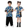 Traje infantil de 1º de junho Estilo chinês Antigo Hanfu Meninos Guoxue Tang Terno Traje de torcida para pais e filhos para meninas