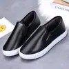 Sapatos de Algodão Quentes e Confortáveis com Forro de Lã e Couro de Inverno para Mulheres, Sola Reta, Versátil, Antiderrapante, Impermeável, Casuais, para Estudantes, Sapatos Brancos