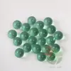 20 Unidades 17mm bolinhas de gude de vidro verde claro cristalinas 17mm bolinhas decorativas para aquário Bola de 1.7cm 120g
