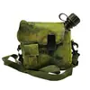 EUA montanhismo ao ar livre acampamento chaleira tática quadrada grande capacidade tipo mochila pote camuflado polímero Portátil ventilador militar pote
