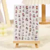 Rosa nueva muñeca de marioneta oscura pegatinas para uñas pegatinas decorativas de uñas adhesivas japonesas