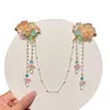 Acessórios de Cabelo Hanfu Estilo Antigo para Meninas, Corrente de Testa Super Fada, Corrente de Sobrancelha com Franja, Grampo de Cabelo de Traje Antigo, Ornamento de Cabelo