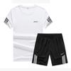Nova Camiseta de Manga Curta de Verão Terno Esportivo de Verão para Adolescentes Camiseta Masculina Shorts Casuais de Manga Curta Traje de Duas Peças
