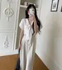 Tallas Actualizadas Estilo Chic Coreano Verano Estilo Francés Manga con Volantes Cuello en V Lazo Versátil Top Camisa Nueva Moda para Mujer