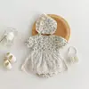 Vestido Ranita de Verano para Bebé Recién Nacida Niña, Manga Corta Encaje, Atuendo de Princesa para los Cien Días, Atuendo Personalizable para Gatear