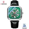 Explosões do TikTok Quadrado High-end Novo Autêntico Automático Mecânico Relógio Luminoso Oco Mecânico Masculino Relógio Masculino