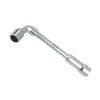 Llave de vaso en L de doble cabeza en forma de 7 codo de tubería hexagonal exterior perforado comercio exterior al por mayor llave para tuberías Puerto de fresado