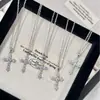 Cadena para Clavícula de Verano con Strass Cruzado, Nuevo, Versátil, Lujo Ligero, Dulce y Fresca, Retro, Diseño Simple, Venta Directa Seiko