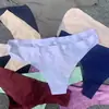 Calcinha Fio Dental Europeia e Americana Sem Costura Transfronteiriça para Mulheres, Roupa Íntima Feminina de Seda Gelada Peça Única, Roupa Íntima Sexy de Algodão Puro com Corte Casual para Mulheres