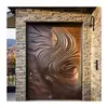 Puerta de madera maciza tallada estilo chino nuevo, roble tailandés, madera maciza, puerta silenciosa para dormitorio, puerta interior, puerta batiente de entrada, antirrobo