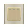 Enchufe de pared británico de 13A con USB, universal de cinco orificios, comercio exterior, panel de enchufe internacional para Hong Kong, Singapur, Tipo 86
