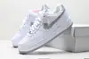 Tênis Putian Air Force One Branco com Borda Branca Alta Qualidade Baixo Corte Preto e Branco Af1 Unissex Casual Sapatos Brancos Versátil Tendência Calçados