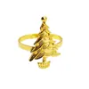 Venta Caliente Nuevo Estilo Comida Occidental Hotel Varios Anillos para Servilletas de Árbol de Navidad Anillos para Servilletas Hebilla para Servilletas Anillos de Tela Metal Wholesale